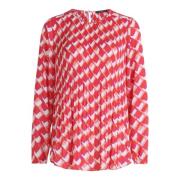 Geplooide Slipblouse Betty Barclay , Red , Dames