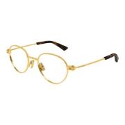 Gouden Eyewear Frames Bv1382O Zonnebril Bottega Veneta , Yellow , Unis...