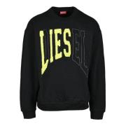 Sweatshirt Diesel , Black , Heren