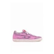 Casual Sneakers met Rubberen Zool Diesel , Pink , Dames