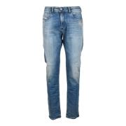 Katoenmix Stretch Jeans Diesel , Blue , Heren