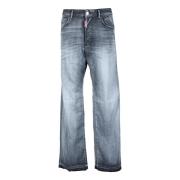 Katoenmix Stretch Jeans Dsquared2 , Gray , Dames