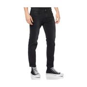 Antraciet Denim Jeans voor elke gelegenheid Replay , Black , Heren