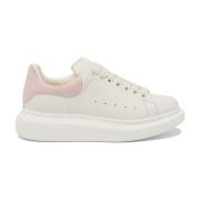 Witte Sneakers met Contrasterende Hiel Alexander McQueen , White , Dam...