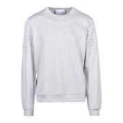 X Sweatshirt in katoen-polyester mix Richmond , Gray , Heren