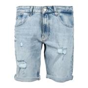 Casual Bermuda Shorts in Katoenmix Tommy Jeans , Blue , Heren