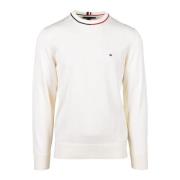 Katoenen Gebreide Trui Tommy Hilfiger , White , Heren