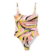 Elegante badpak met 82% polyamide Emilio Pucci , Multicolor , Dames