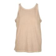 Katoenen Stijlvolle Blouse Sportmax , Beige , Dames