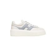 Blauwe Sneakers met Plateauzool Hogan , White , Dames