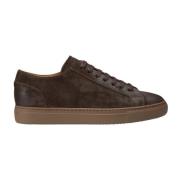 Heren suède sneaker | donkerbruin Doucal's , Brown , Heren