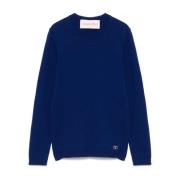 Blauwe Sweaters voor Mannen Valentino Garavani , Blue , Dames