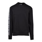 Katoenen Sweatshirt Versace Jeans Couture , Black , Heren