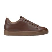 Leren sneaker voor heren | donkerbruin Doucal's , Brown , Heren