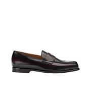 Heren leren loafers | burgundy Doucal's , Red , Heren