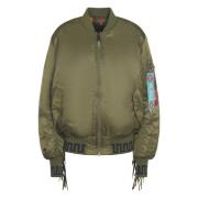 Stijlvolle Alpha Industries Samenwerking Sweater Alanui , Green , Dame...