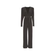 Bruine Dolman Jumpsuit Dames Overall Norma Kamali , Brown , Dames