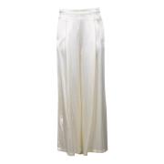 Elegante Viscose Acetaat Broek Erika Cavallini , White , Dames