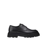 Leren Derby schoenen voor dames | zwart Doucal's , Black , Dames