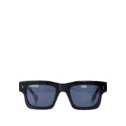 Zwarte Acetaat Zonnebril - Noir Stijl JW Anderson , Black , Unisex