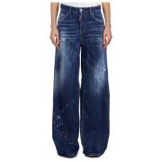 Denim Traveller Broek Dsquared2 , Blue , Dames