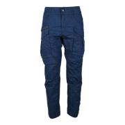 Katoen Elastaan Broek Replay , Blue , Heren