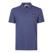 Slim Fit Polo Shirt Stone Island , Blue , Heren