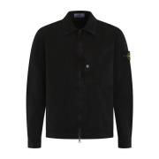 Herenoverhemden Stone Island , Black , Heren