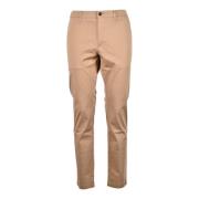 Katoen Elastaan Broek Tommy Hilfiger , Beige , Heren