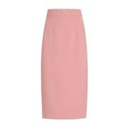 Roze Wollen Rok Dolce & Gabbana , Pink , Dames