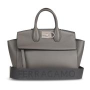 Soft Studio Tassen Collectie Salvatore Ferragamo , Gray , Dames