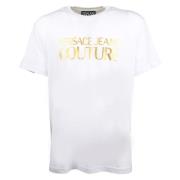 Katoenen T-shirt van Versace Jeans Couture Versace Jeans Couture , Whi...