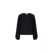 Molly V-Neck Cardigan Fabienne Chapot , Black , Dames