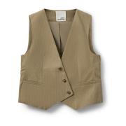 Klassieke Vest met V-Hals en Knoopsluiting Sofie Schnoor , Brown , Dam...