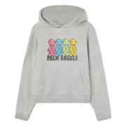 Grijs Melan Crossroads Bears Hoody Palm Angels , Gray , Heren