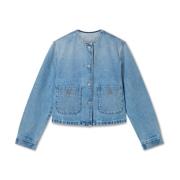 Deia Collarless Jacket Axel Arigato , Blue , Dames