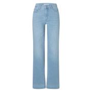 Wijde Stretch Denim Jeans MAC , Blue , Dames