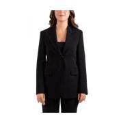 Elegante Studio Jas Max Mara Studio , Black , Dames