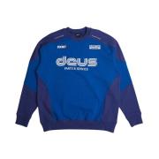 Touring Crew Sweatshirt Deus Ex Machina , Blue , Heren