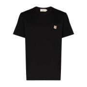 T-Shirts Maison Kitsuné , Black , Heren