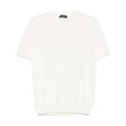 Witte T-shirts en Polos Zanone , White , Heren