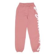 Lichte Pak Broek Roze/Wit Elastisch Logo Disclaimer , Pink , Dames