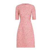 Roze Elegant Jurk Dolce & Gabbana , Pink , Dames