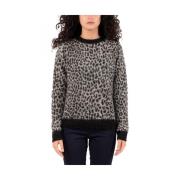 Elegante Studio Gebreide Top Max Mara Studio , Gray , Dames