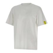 Cartoon Geborduurd Wit T-shirt Iceberg , White , Heren