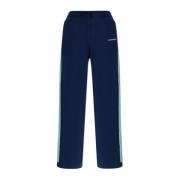 Wollen broek met wijde pijpen Casablanca , Blue , Dames