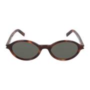 Ronde acetaat zonnebril SL 751 Jeanne Saint Laurent , Brown , Unisex