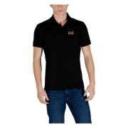 Korte Mouw Polo Lente/Zomer Collectie Emporio Armani EA7 , Black , Her...