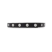 Leren Riem The Attico , Black , Dames