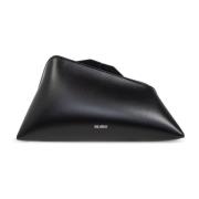 Leren Clutch Tas The Attico , Black , Dames